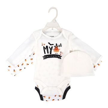 Kellis Gifts baby toddler clothing My First Halloween 3 piece Long sleeve Bodysuit/Hat